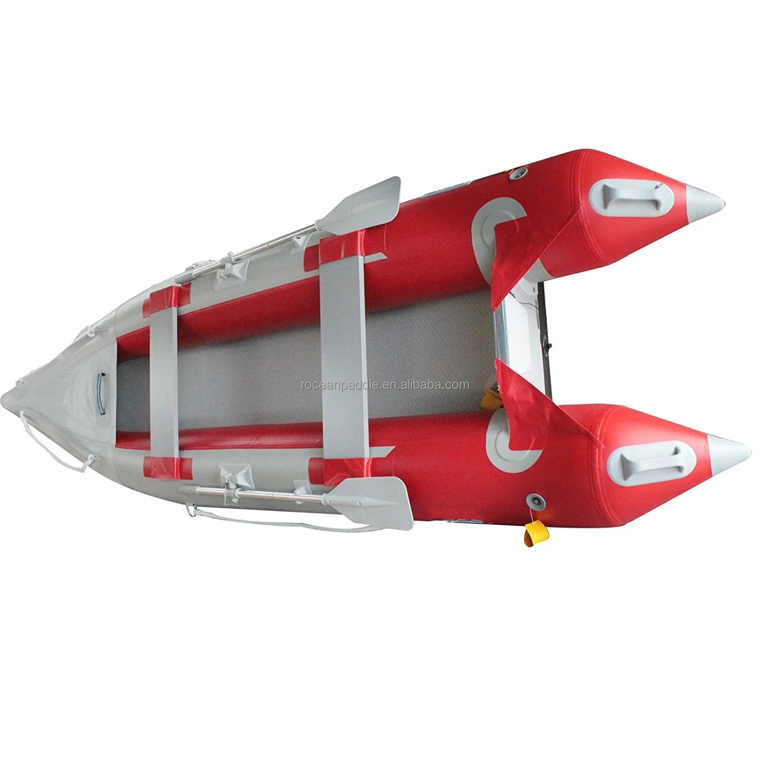 14' /430cm 4 Person Inflatable Kayak With Transom Inflatable Kaboat With High Pressure Air Deck Floor