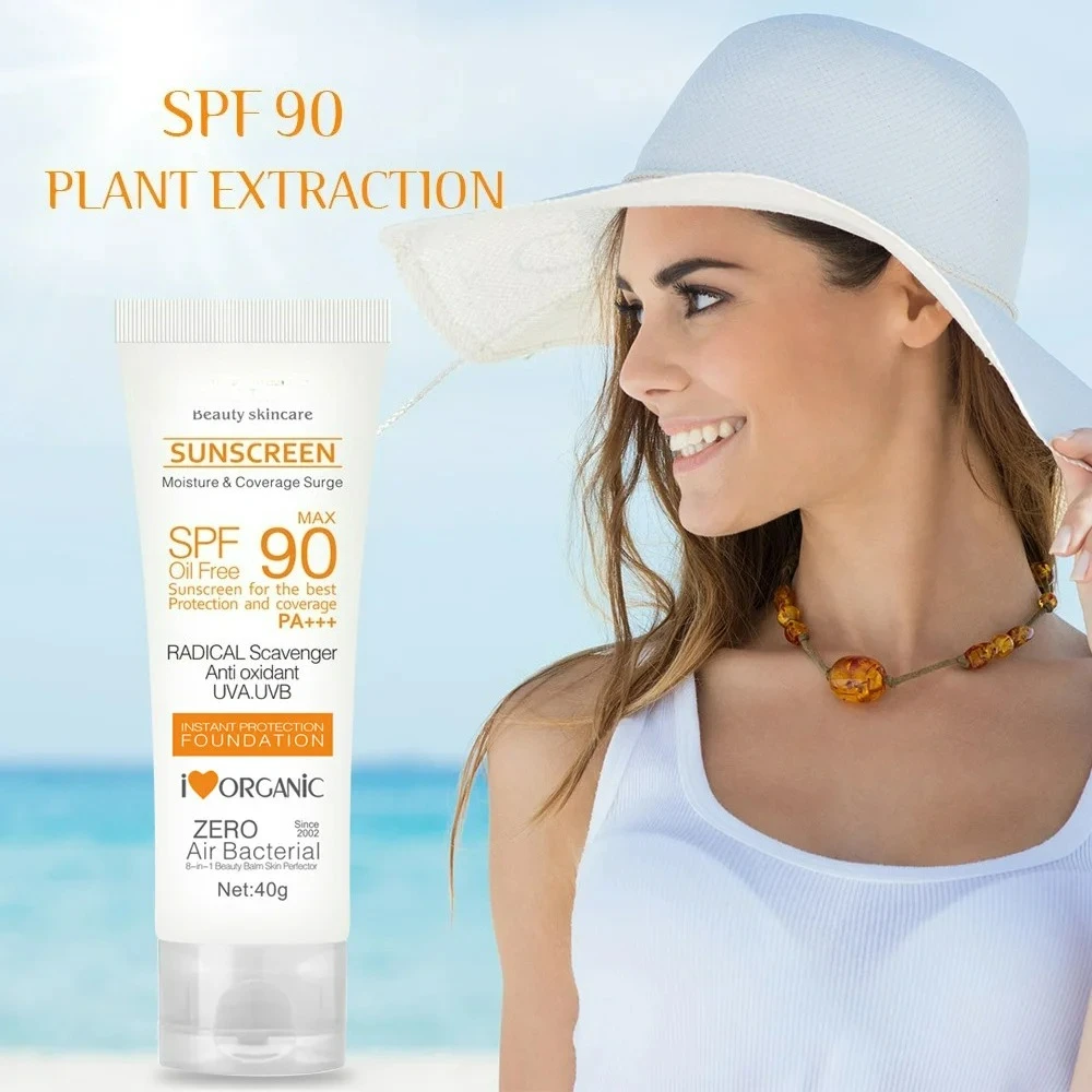 

Sunscreen SPF90+ UV Radiation Protection Lsolation Whitening Moisturizing Brightening Face Body Arms Thighs Sunblock Skin Care