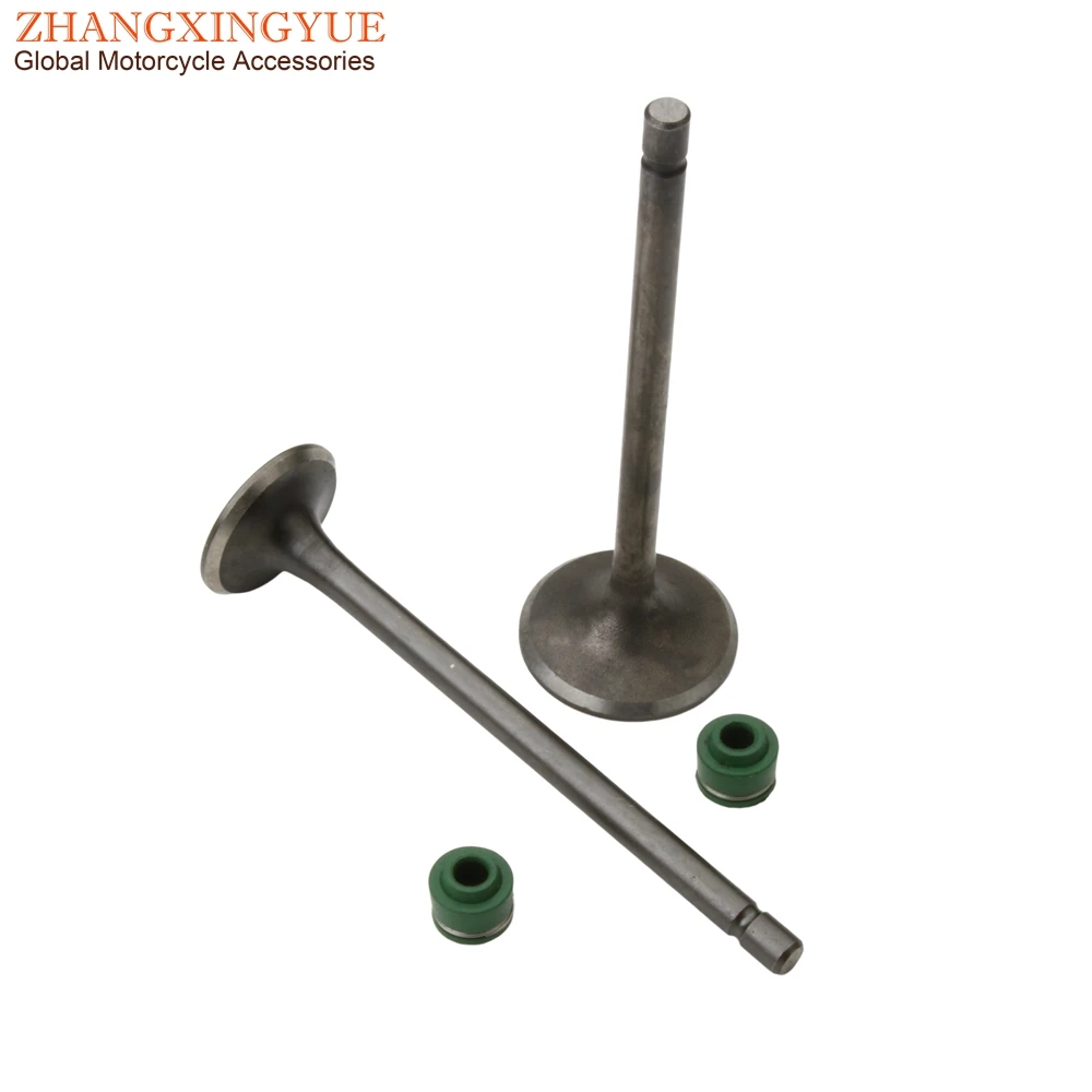 Motorcycle 2PC Intake And Exhaust Valves For Honda CG110 CG125 CB125J CB125S XL125 14711-383-000 14721383000 4-Stroke Engine