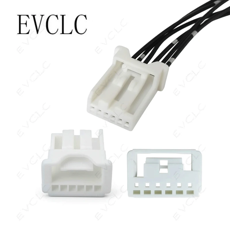 1 Set 6-Pin Automotive Wiring Harness Connector 90980-12C78 for Toyota Crown Center Console Wiring Harness Connector