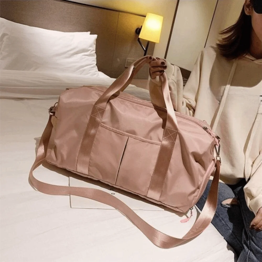 حقيبة أكسفورد للسفر متعددة الوظائف للمسافات القصيرة من النايلون مع حجرة للأحذية متعددة الطبقات #4