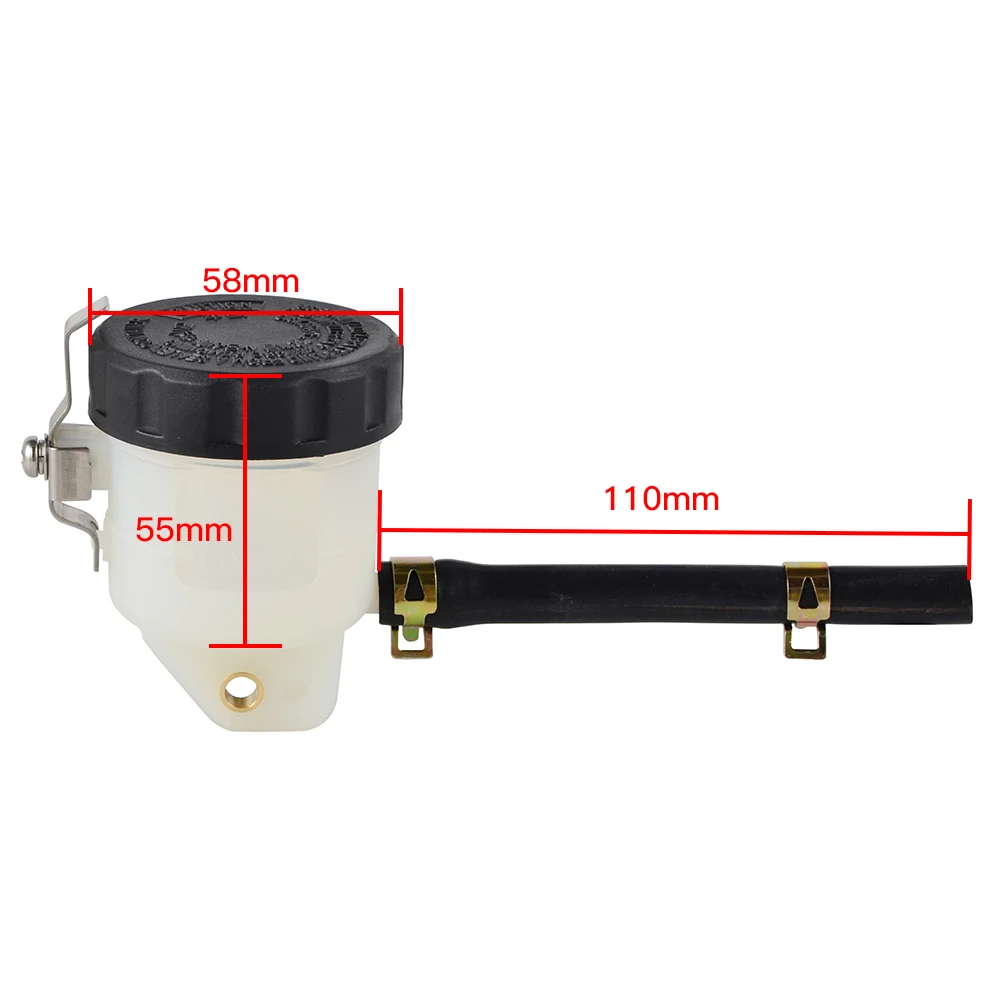 Motorcycle Brake Oil Cup Fluid Reservoir Master Cylinder for Yamaha R1 R6 YZF-R1 YZF-R6 2004-2020 2019 2018 2017 2016 2015 2014