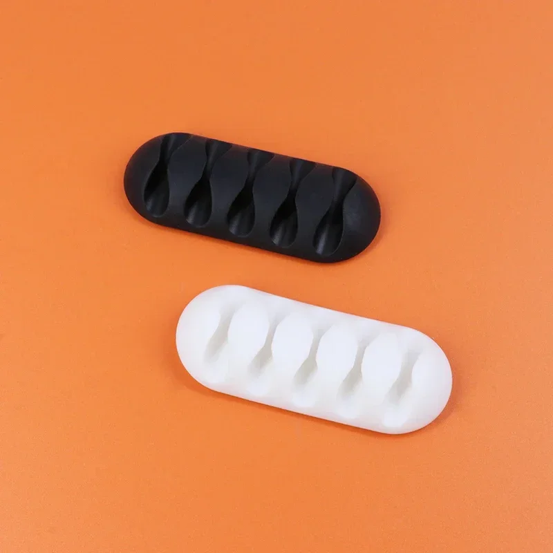 1/150 pezzi clip per cavo in silicone intelligente organizzatore per cavo cavo di ricarica linea per auricolari gestione del mouse supporti per cavi dati USB