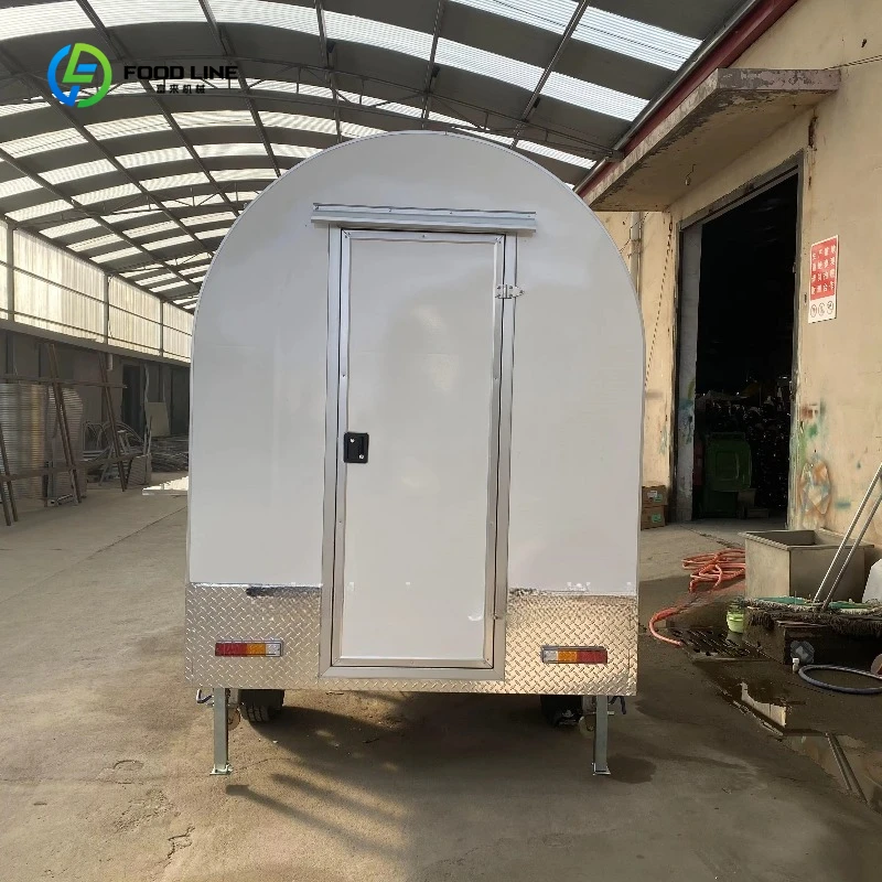 الصين الساخن بيع سريع عربات بيع الشوارع القهوة شاحنة مقطورة المحمول جولة الغذاء مقطورة