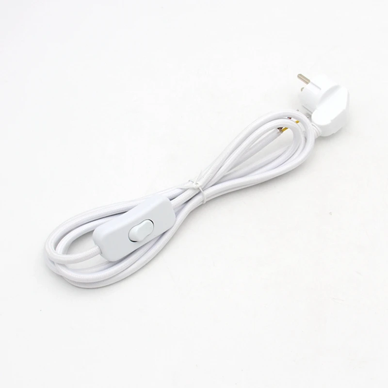 250V AC Electric Power Cords with EU Plug Schuko Type F Power Cable Cord with on off Switch