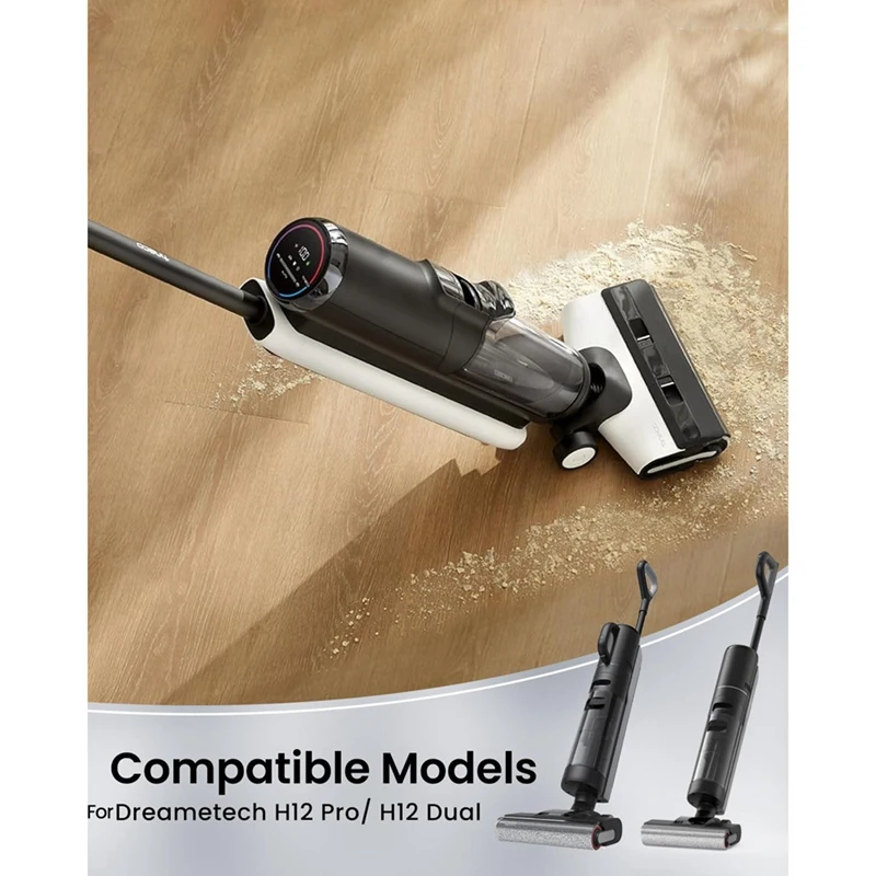 Hepa-Filter und Bürstenwalze für Dreame H12 Pro/ H12 Dual Nass Trocken Staubsauger Ersatzteile Zubehör Set