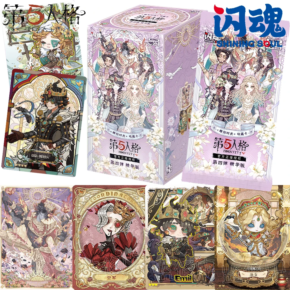 

Official Shining Soul Identity V Hobby Cards Players' Favorite Popular Game Figure Unique Visual Art Collection Cards Toys Gifts