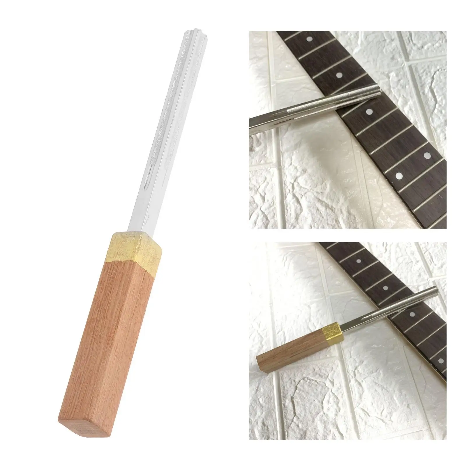 

1 Piece Wooden Neck for Crowning Rows for Guitar, Ukulele, Mandolin, Maintenance