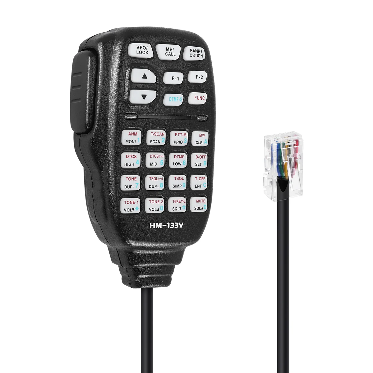 

HM-133 Mic Speaker Handheld Shoulder Mic for Icom Radio IC-207H IC-880H IC-2820H IC-E282 HM-133 RJ-45 IC-2725E IC-2800H