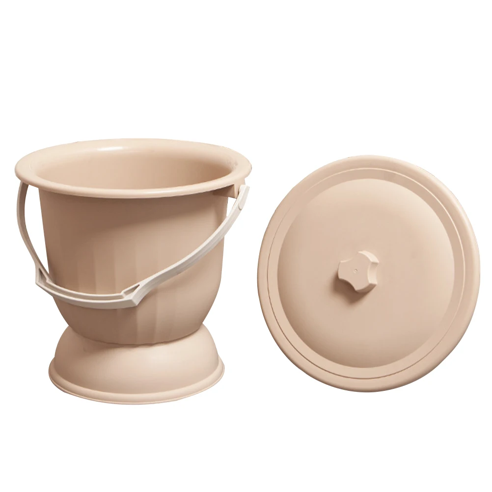 

Portable Adult Urinal Pail Large Size Sealed Urine Pot Smooth Plastic Bedroom Night Use Anti Odor Spittoon Bathroom