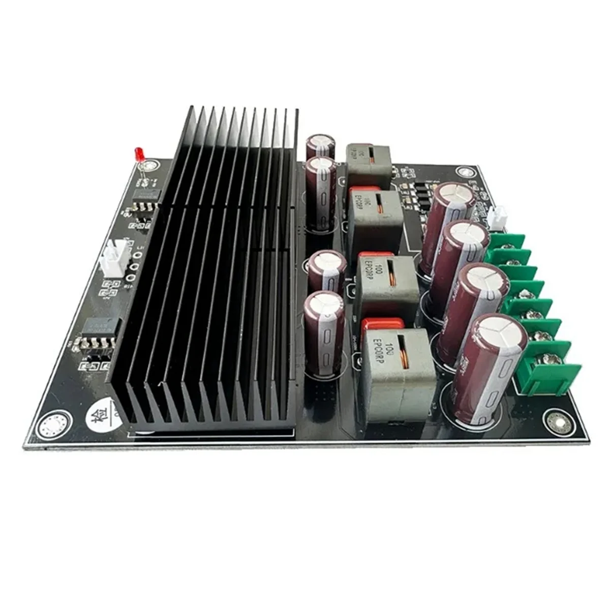 N82R SAMP-200 HIFI Dual Core TPA3255 Stereo Amplifier Board 2 Channel 600W+600W Class D Digital Power Amplifier TL072 OP AMP