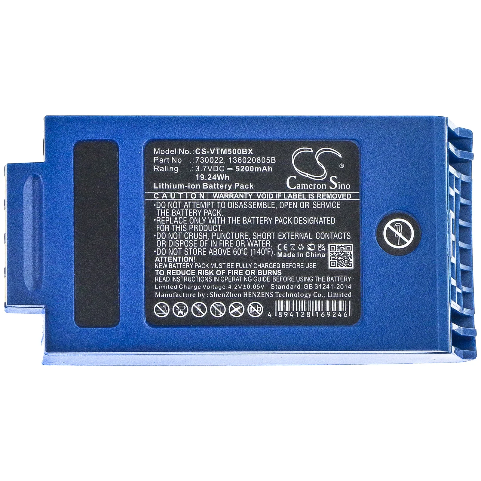 

Battery For Vocollect Talkman T5 A500 A4700 Talkman A500 T5 730040 BT700 730022 136020805B