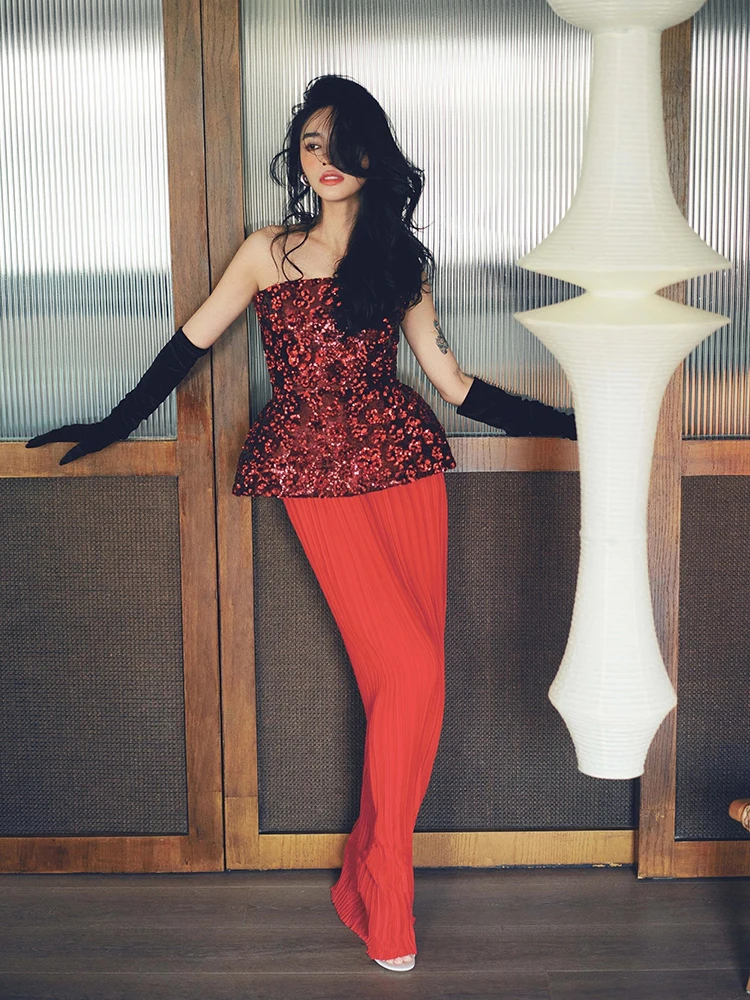 

Ele Bridal Gown with Strapl Design And Tailored Fi Tail for Wedding Engagement And Formal Ocns