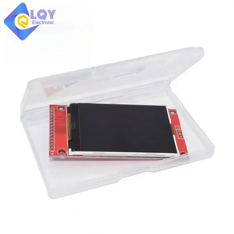 

LQY 2.4" 2.4 inch 240x320 SPI TFT LCD Serial Port Module 5V/3.3V PCB Adapter Micro SD Card ST7789v LCD Display White LED