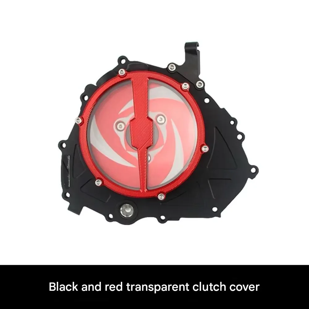 

For Eliminator 500 Retro Engine Side Cover Clear Clutch Guard Transparent Decorative Shell Parts