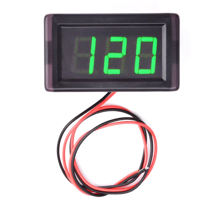 DC5-120V DC voltmeter LED digital tube display digital electric vehicle battery voltage indicator display