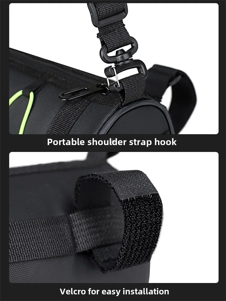 Mountain bike accessories, hydration backpack, motorcycle bag, cycling bicycle, saddle bag, drawstring cylindrical front bag
