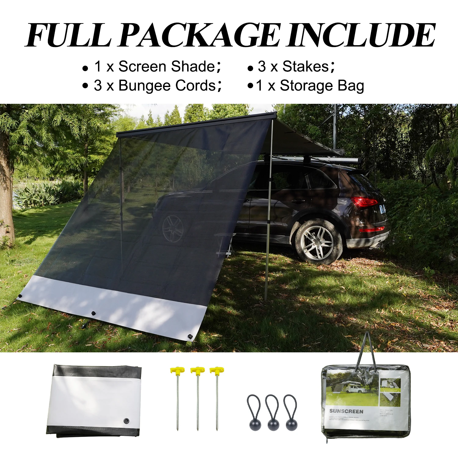 STLF Factory 4x4 4wd جودة المظلة الجانبية الجدار في الهواء الطلق أستراليا المظلة مركبة المظلة تمديد #5