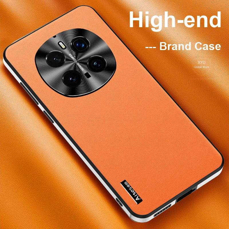 

For Honor Magic7 Pro Magic 7 Case Matte Leather High end Brand Phone Case For Honor Magic 7 Pro Cover Bumper Fashion Shell Skin