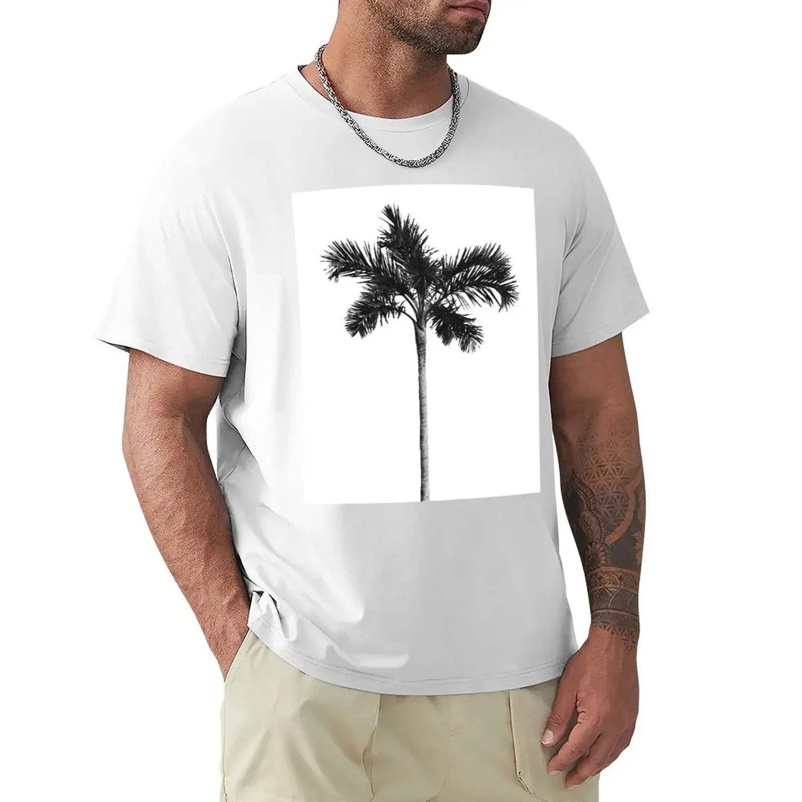 Palm Tree T-Shirt basketball graphic tees shirts graphic tee new edition plain white t shirts men