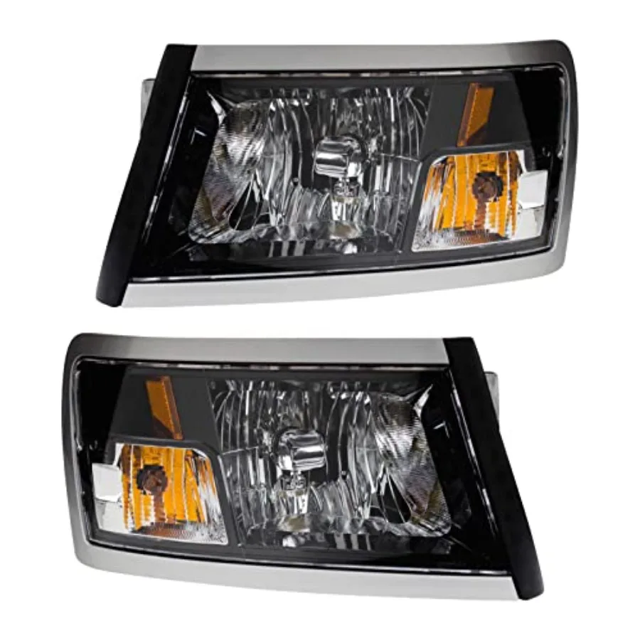 Headlight Assembly Set for Driver and Passenger Side HighPerformance Lighting Solution Compatible with 20082010 Dodge Dakota an
