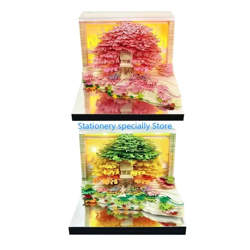 

P0RB Twenty twenty six Nature Encouraged Weekly Planner Press Button Panes Blossomy Treehouse Theme Note Accepting Function