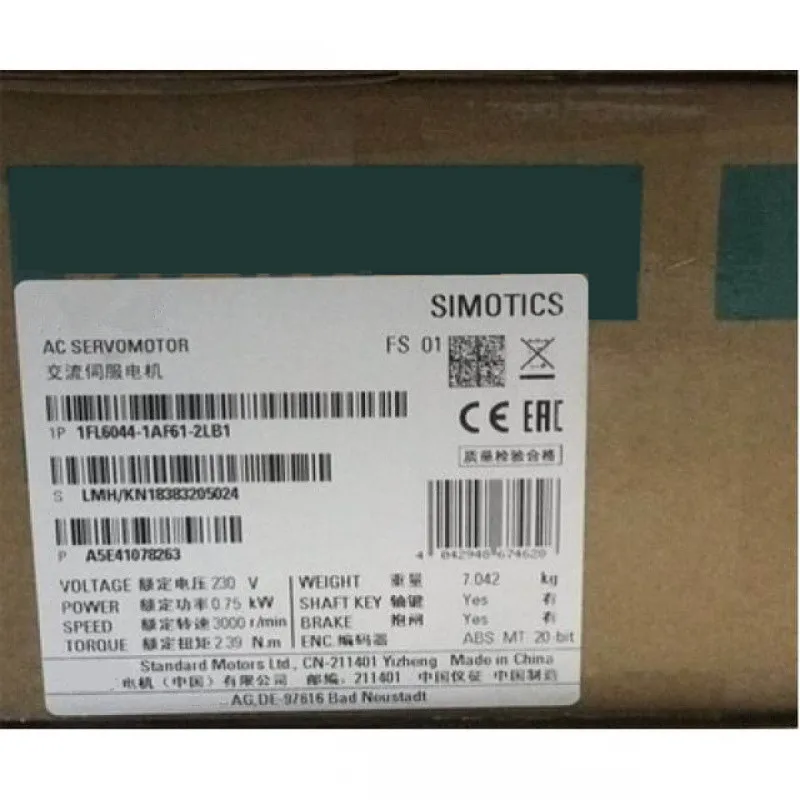 

Original NEW 1FL6044-1AF61-2LB1