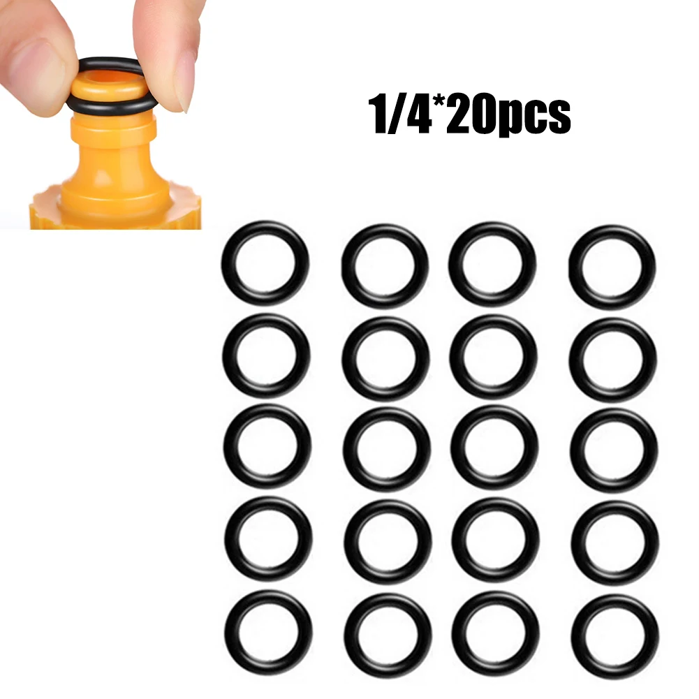 20Pcs/Set 1/4 M22 O-Rings For Pressure Washer Hose Quick Disconnect Garden Irrigation Tool Accessories Replacement