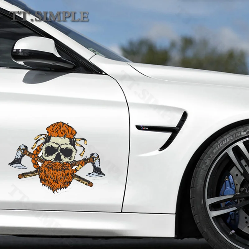 TT Skull Tattoo Machine Vinyl Decal Sticker Waterproof Personalized Decal for Car Window Laptop Motorcycle