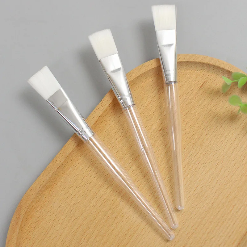 Facial Mask Brushes Transparent Crystal Rod Face Applicator Brush for Face Mask Application or DIY Mask Makeup Tools