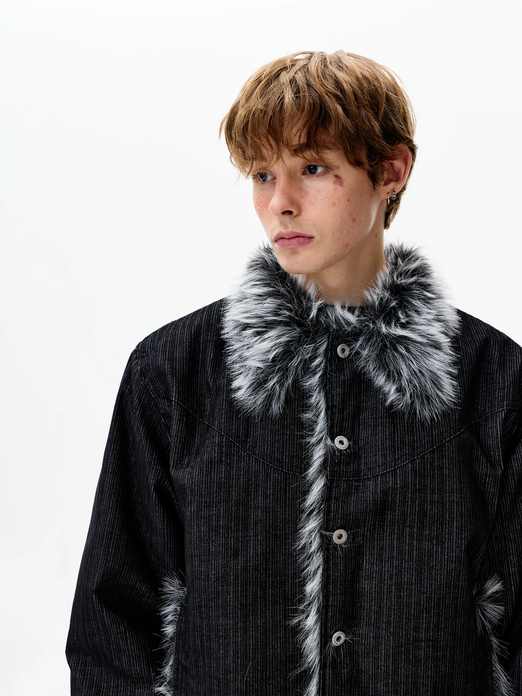 Men's 2025 Winter New Long Sleeve Solid Color Parkas Men's Lapel Warm Parkas Simple Loose Comfort Unique Elegant Handsome Coats