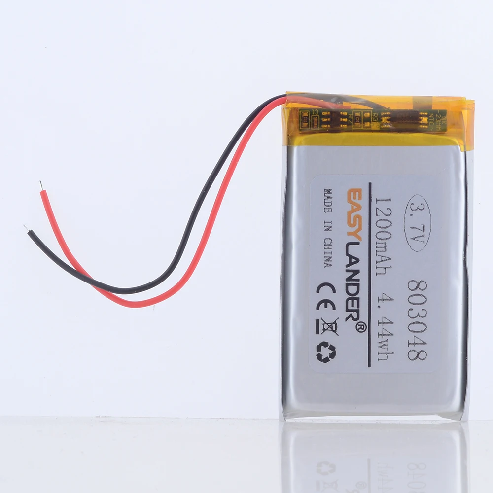 3.7V 1200mAh Polymer Lithium Lipo Rechargeable Battery 803048 For Infant Optics DXR-8 Video Baby Monitor Sp 803048 DXR8