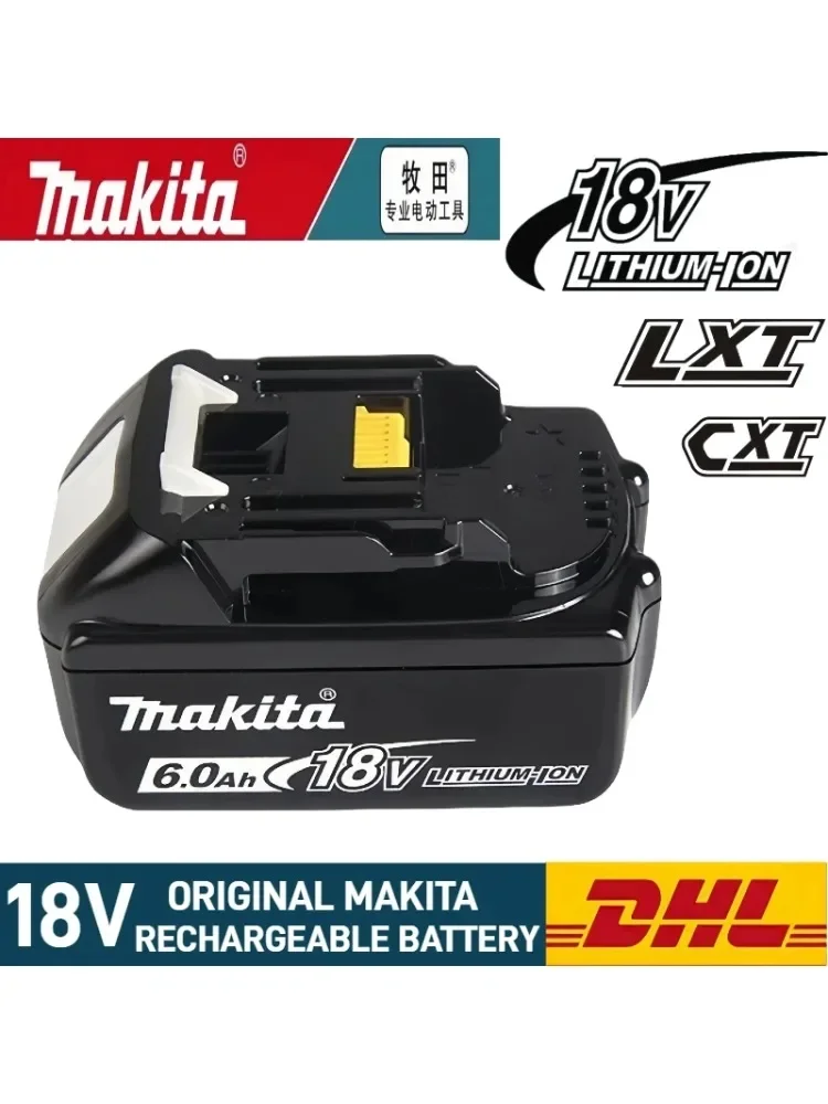 100 % Original-Makita-18-V-Akku, 6 Ah/5 Ah/3 Ah, wiederaufladbar, austauschbarer Makita-Akku für Elektrowerkzeuge BL1860B BL1850B BL1840B BL1815B