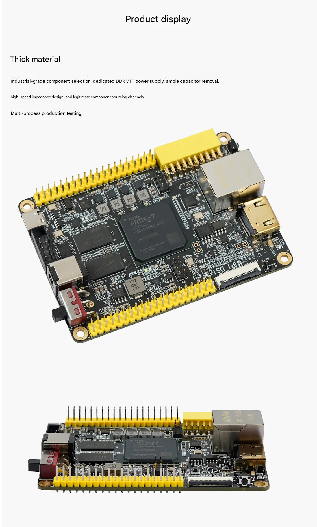Xilinx ARTIX-7 FPGA Core Board, GOWIN Development Board,XC7A35/50