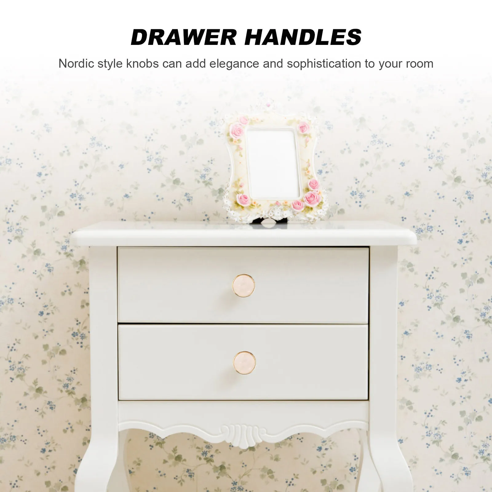 

2Pcs Single Hole Small Drawer Pulls Zinc Alloy Nordic Style Round Cabinet Door Handles for Modern Home Furniture