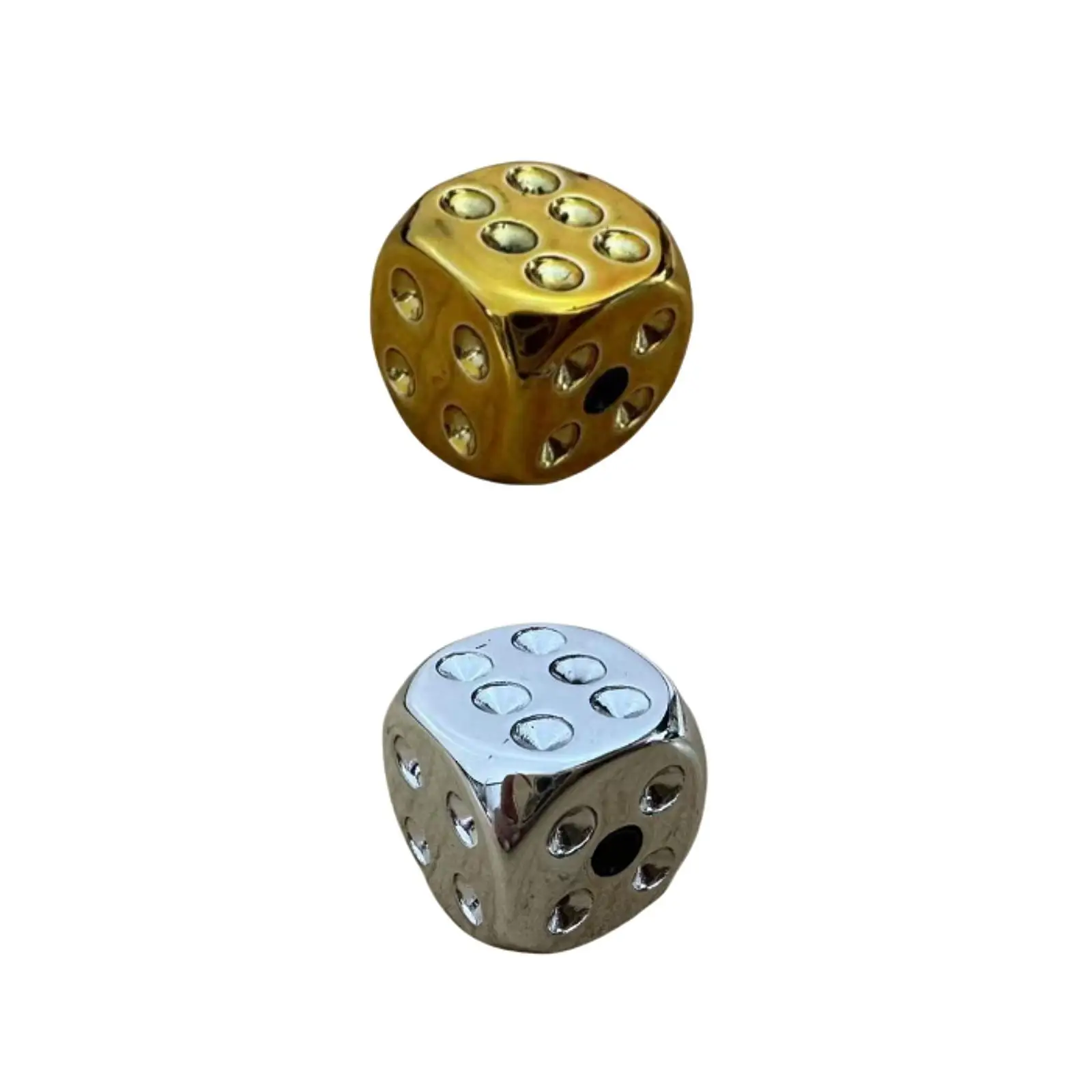 Guitar Control Knob with Wrench Electric Guitar Bass Accessories Potentiometer Control Knob Dice Shaped Volume Control Knob
