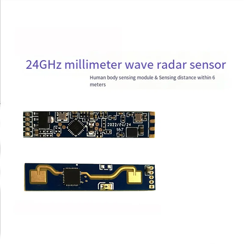 【NEW LISTING】2X Mini LD2410B High-Sensitivity 24Ghz Human Presence Status Sensing Radar Sensor Module