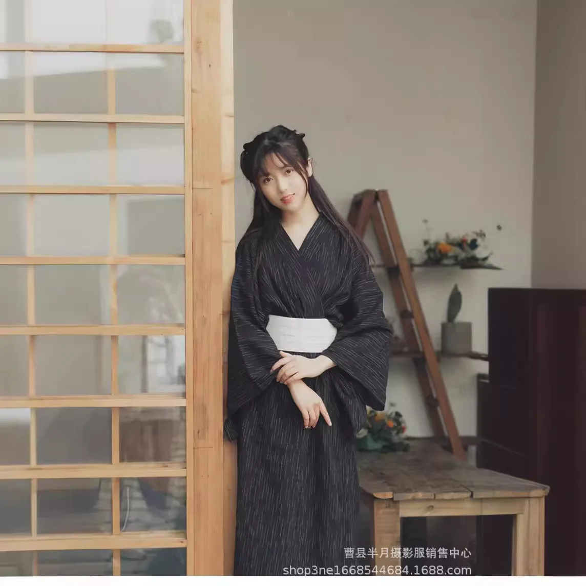 New Kimono Women's Formal Dress Traditional Improved Chinese Style Japanese Style Personal Photo Photography Photo Dress
