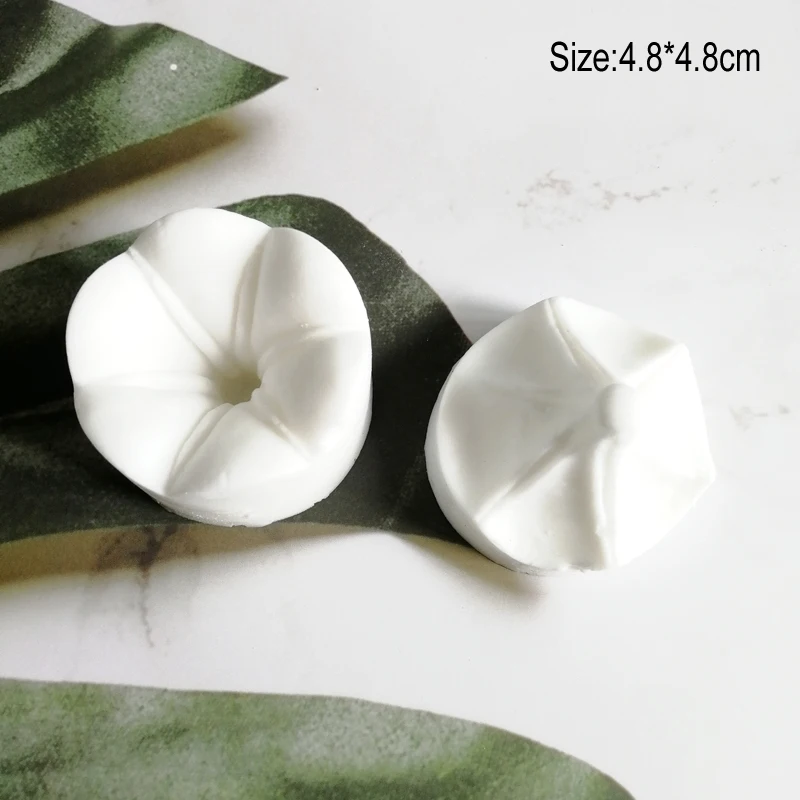 NEW Morning Glory Silicone Mold Fondant Mould Cold Porcelain Clay Gumpaste,Sugarcraft Handcraft Candle Flower Tools M264950