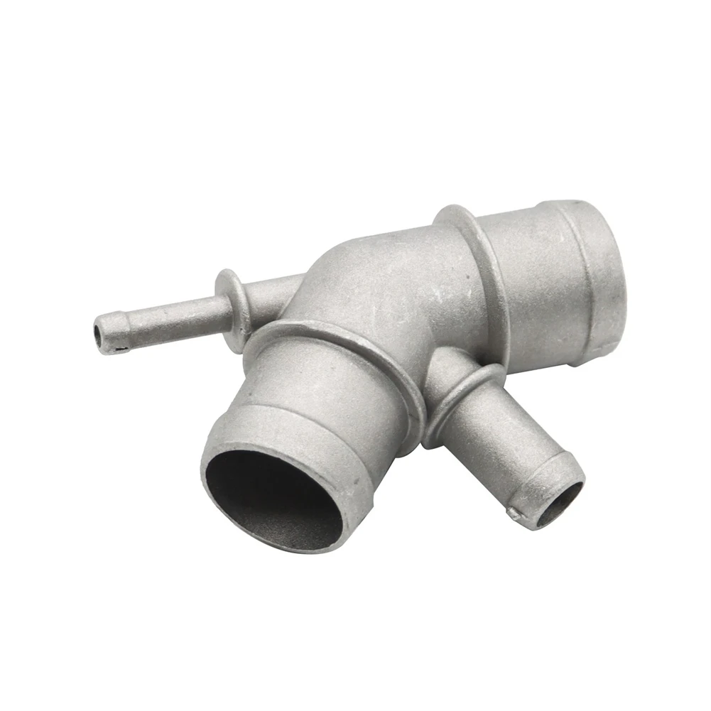 Engine Silver Aluminium Coolant Flange Silver Metallic Finish Direct Replacement Design High Temperature Resistant