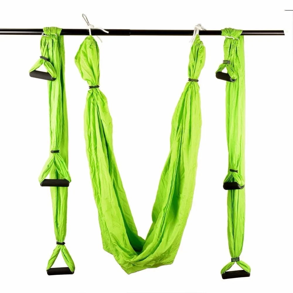 Yoga Hammock Swing Parachute Fabric Inversion Therapy Anti-gravity High Strength Decompression Hammock Yoga Gym Hanging