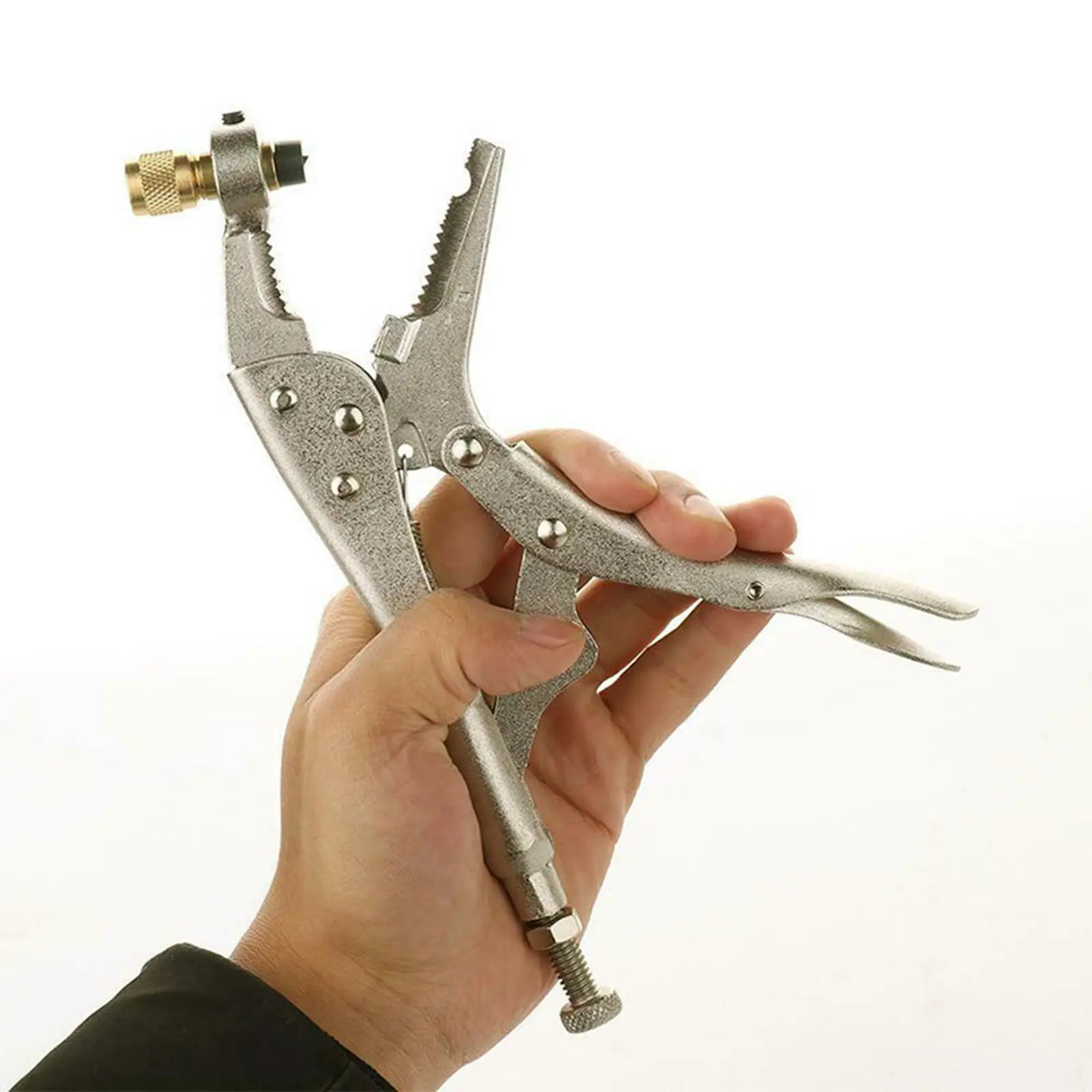 Air Conditioner Refrigeration Tube Plier Hand Tool w/1/4 inch SAE Interface, Improve work efficiency.