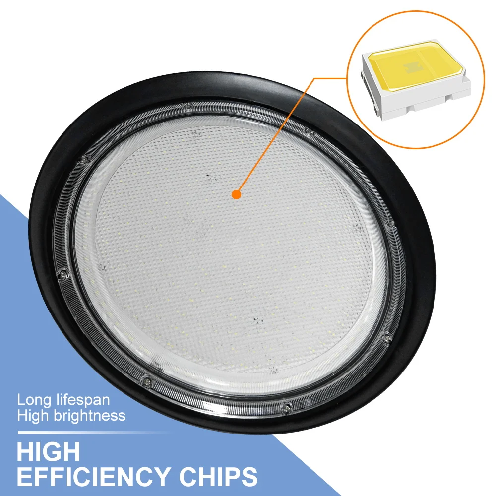 500W LED Light Bulb High Bay Lamp With Hook High Brightness Workshop Warehouse Basement Parking Lot Garage Lighting AC100-277V
