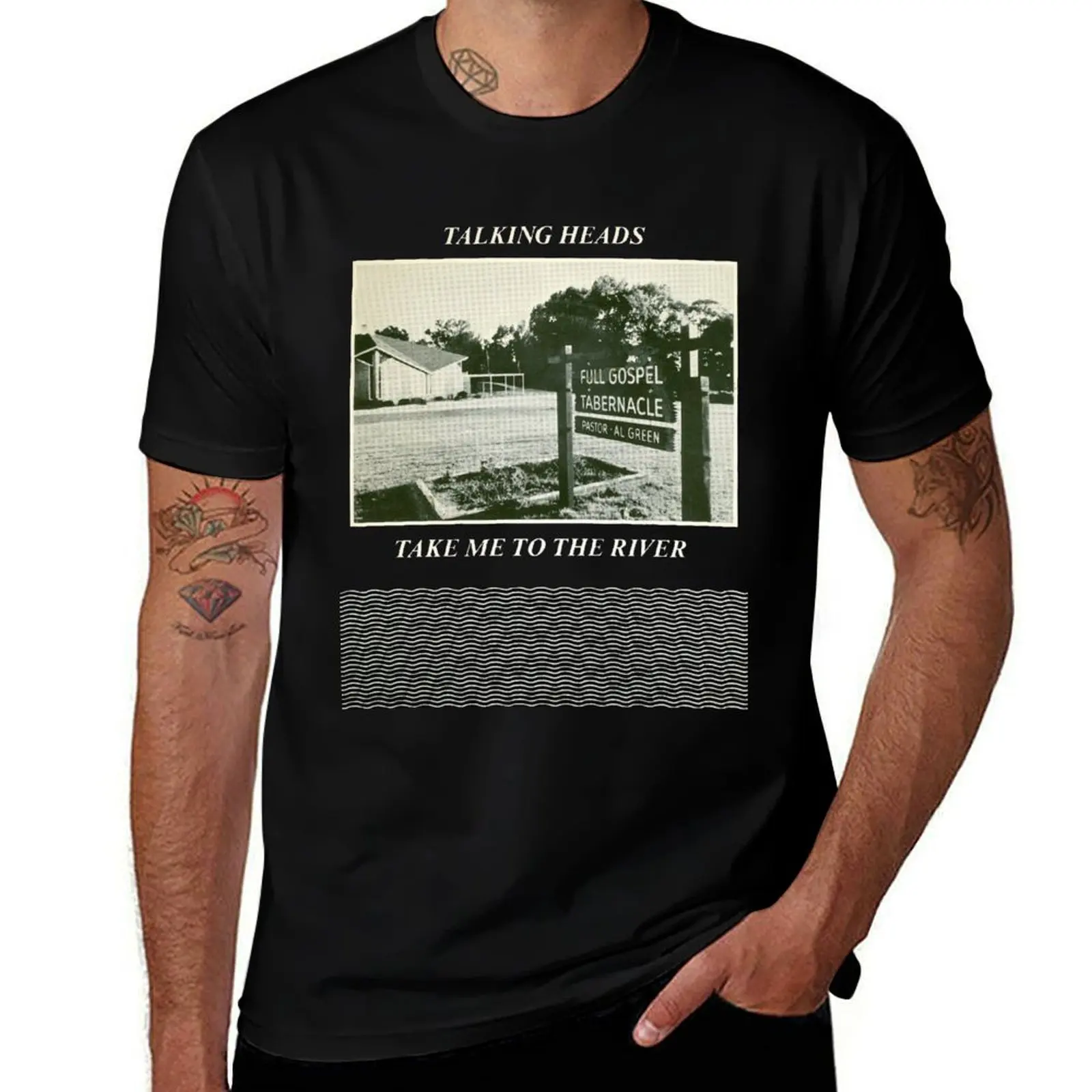 

Talking Heads - Take Me to the River T-Shirt man t shirt luxury man t shirt cotton high quality T-shirt