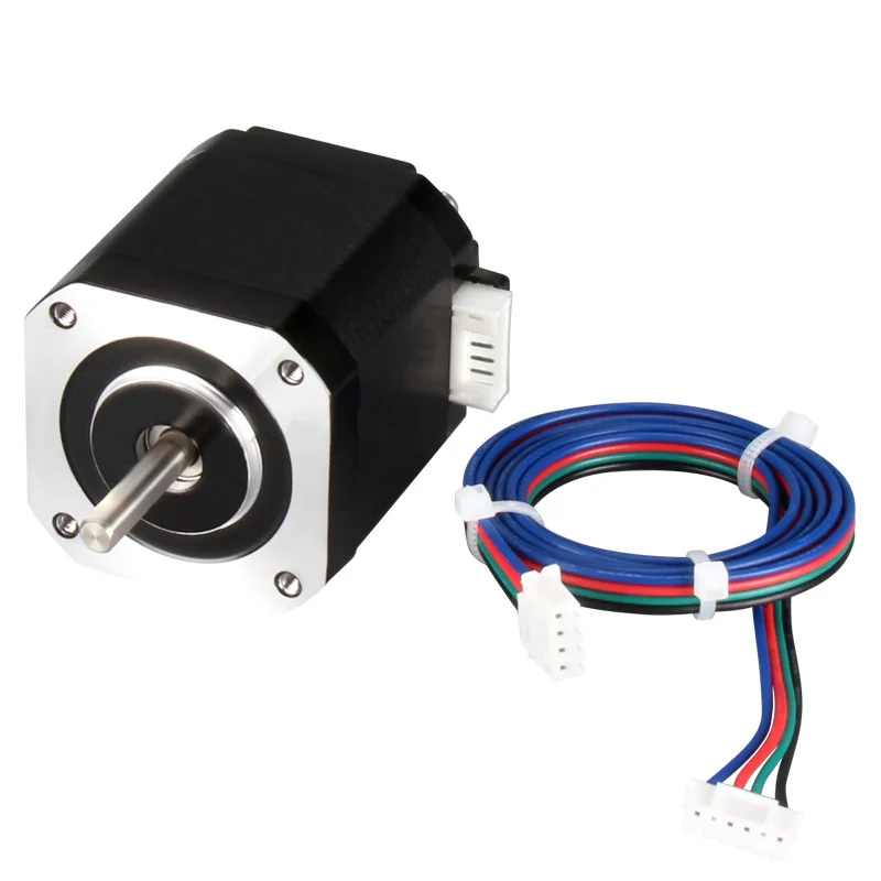 Ramps 47Mm Nema 17 Stappenmotor 12V 4-Lood 42 Motor Nema17 Stap Motor Met 1000mmXH2.54 Kabel Voor Cnc Extruder 3D Printer Motor