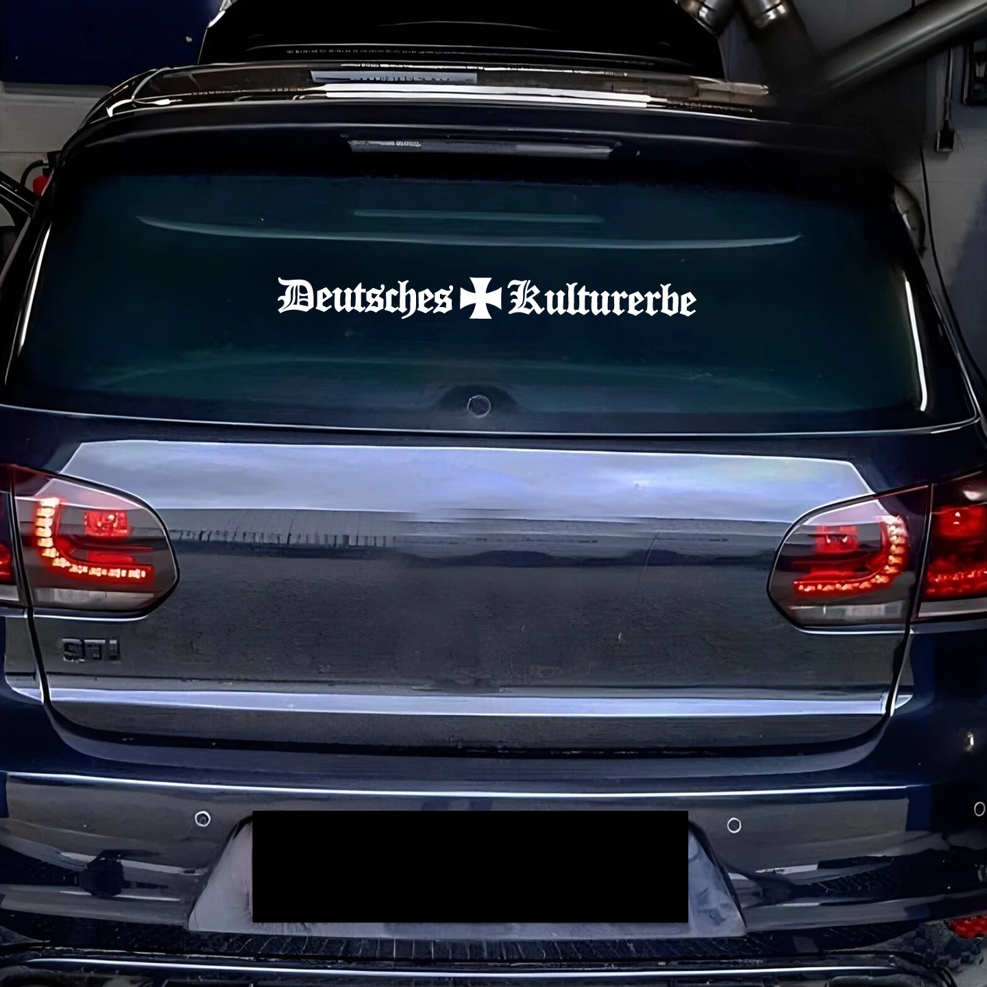 Picture 3: German culture car modification stickers, decorative car windows and rear windows, fun waterproof stickers