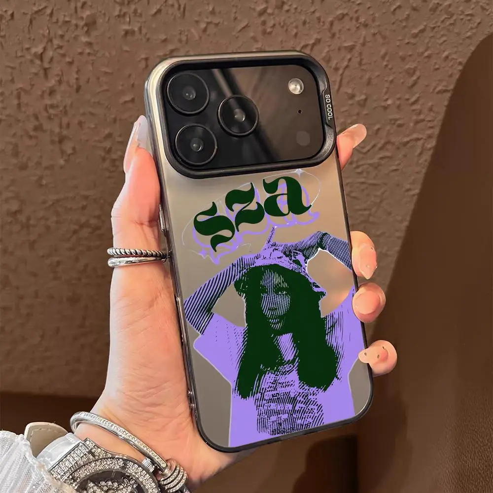 Saturn Singer S-SZA Phone Case For iPhone 17 16 15 14 13 12 11 Pro Max Air Matte Laser Aurora Shockproof Funda