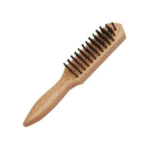 Oğuzhan Wood Handle Black Wire Wire Brush No:3 - 12 Pcs