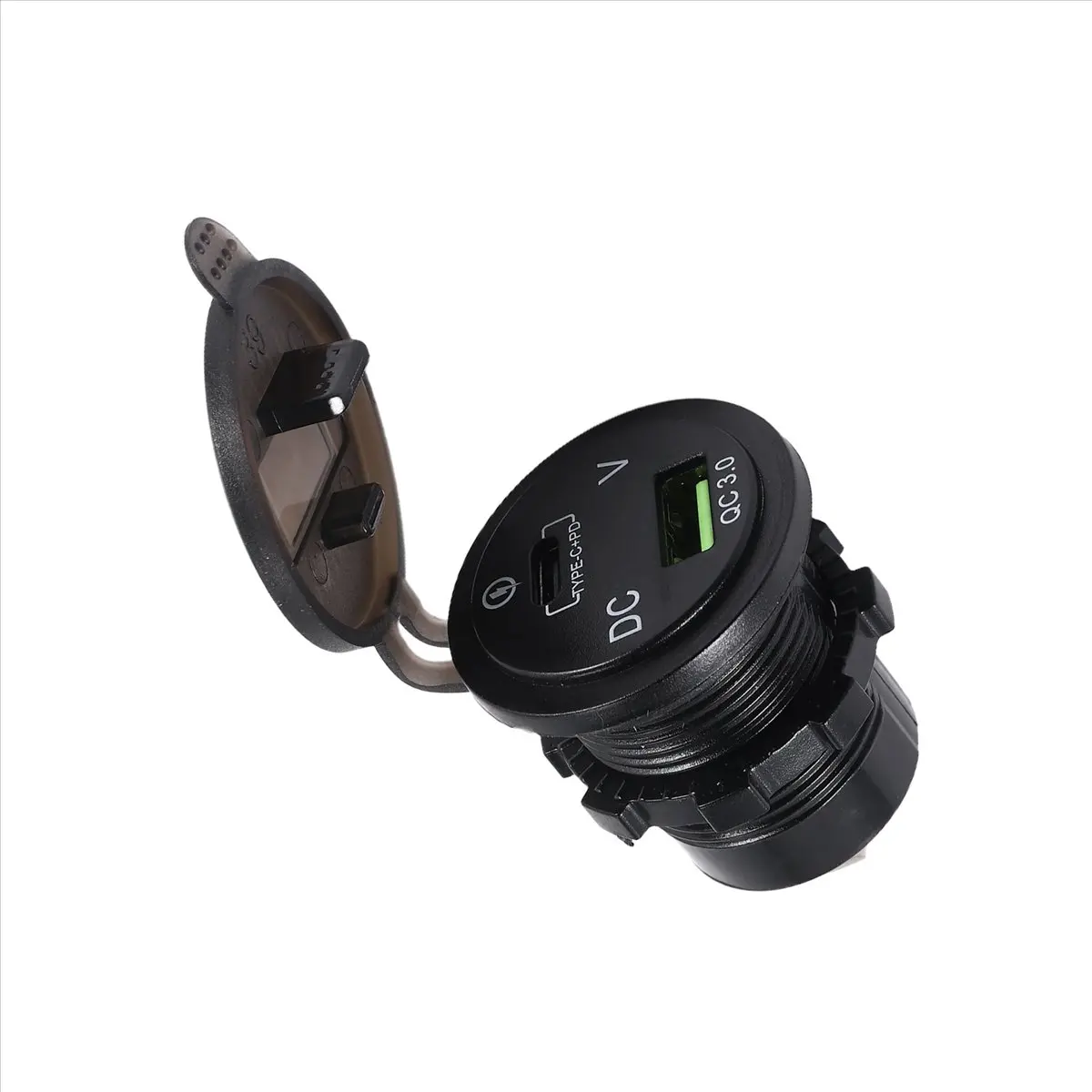 Super Sale 18W Quick Charge 3.0 USB Car Charger 48W Type-C PD Fast Charge Socket Outlet Adapter for Car, Boat, RV, Motorcycle