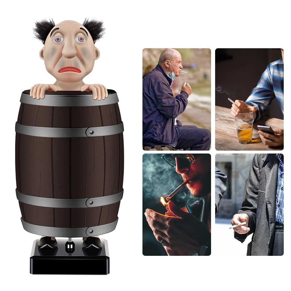 سانتا كلوز موزع السجائر سانتا حامل السجائر سانتا برميل صندوق السجائر الجدة هدية الكريسماس للزوج صديقها